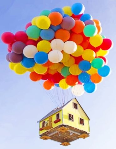 Colorful Balloon House Paint By Numbers