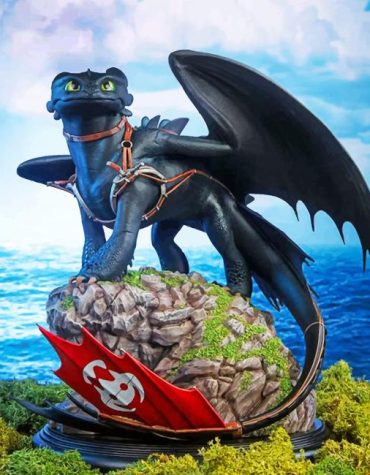 Toothless Dragon Adventure Paint By Numbers