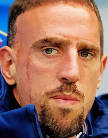 Franck Ribery Football Legend Paint By Numbers