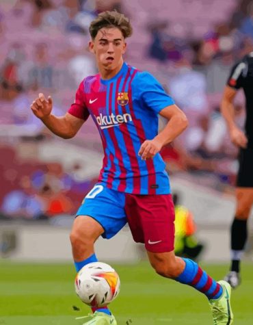 Football Star Gavi Paint By Numbers