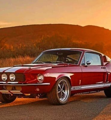 Ford Mustang Shelby GT500 Paint By Numbers