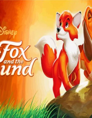 Disney Fox and Hound Paint By Numbers