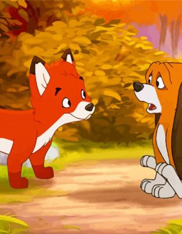 Disney Fox and Hound Magic Paint By Numbers