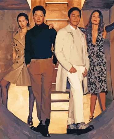 Fox Hunt Film Stars Paint By Numbers