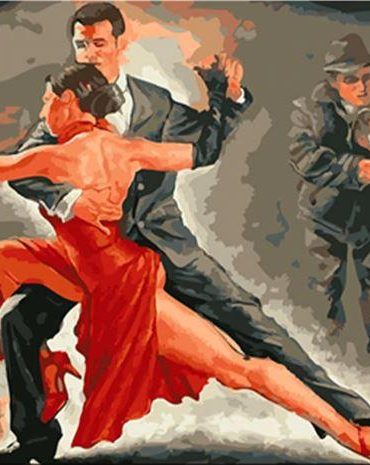 Romantic Tango Couple Paint By Numbers