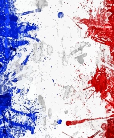 France Flag Painting Kit Paint By Numbers