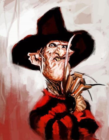 Freddy Krueger Horror Paint By Numbers