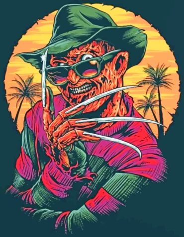 Freddy Krueger Halloween Paint By Numbers