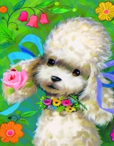 Elegant Poodle Paint By Numbers