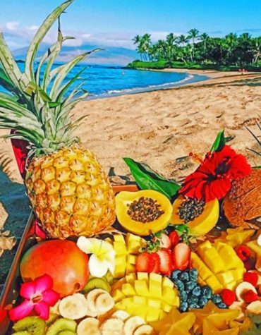 Fresh Fruits Scenic Paint By Numbers