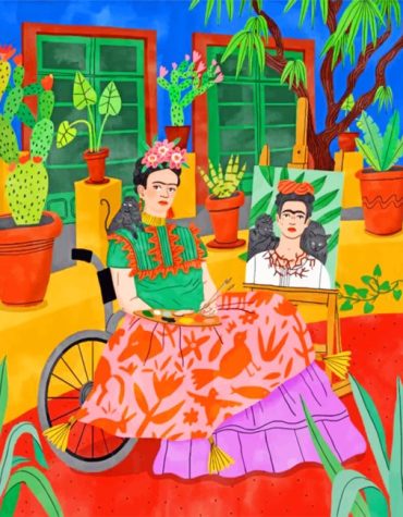 Frida Kahlo Cactus Collection Paint By Numbers