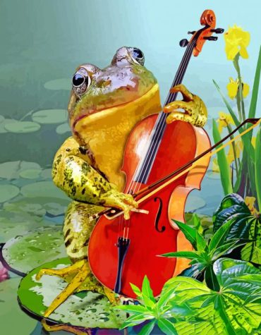 Frog and Lily Pads Paint By Numbers