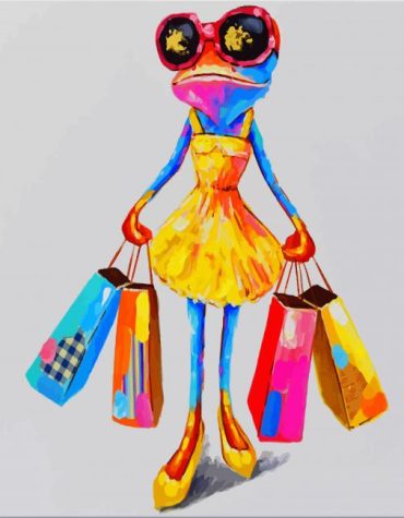 Frog Fun House Paint By Numbers