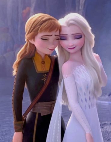 Elsa and Anna Frozen Paint By Numbers