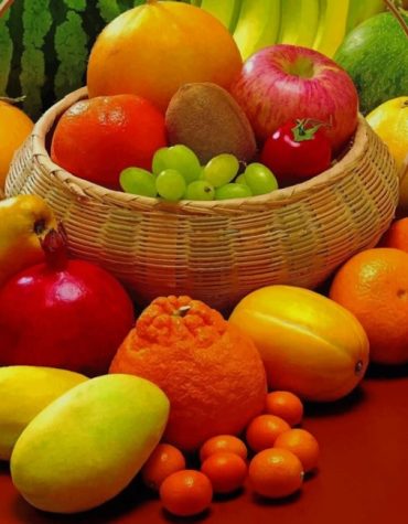 Healthy Fruit Basket Paint By Numbers