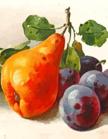 Pear Delightful Paint By Numbers