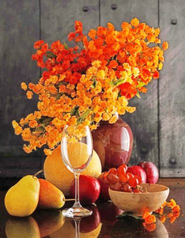 Still Life Fruits Paint By Numbers