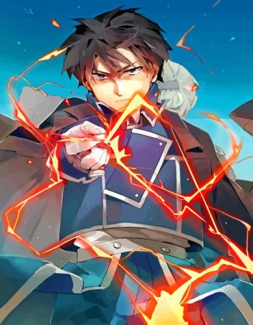 Fullmetal Alchemist Roy Mustang Paint By Numbers