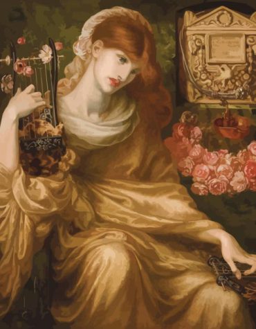 Gabriel Rossetti Vintage Woman Paint By Numbers