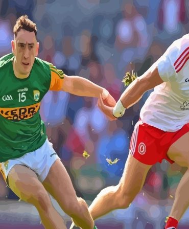 Gaelic Football Player Focus Paint By Numbers