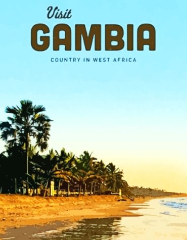 Gambia Seascape Travel Paint By Numbers