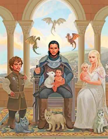 Daenerys Dragon Queen Paint By Numbers