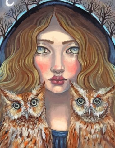 Ganeida Owl Magic Paint By Numbers