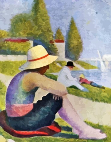 George Seurat Abstract Style Paint By Numbers