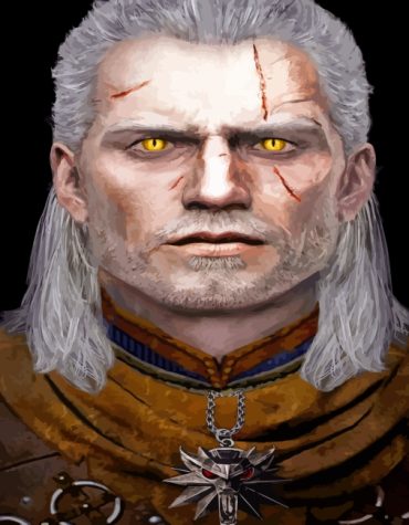 Geralt The Witcher Paint By Numbers