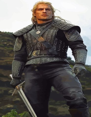 Geralt the Witcher Fantasy Paint By Numbers