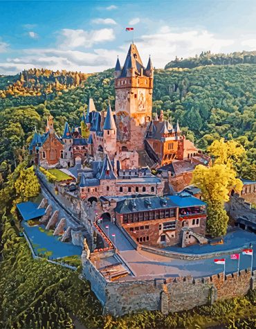Cochem Germany Paint By Numbers
