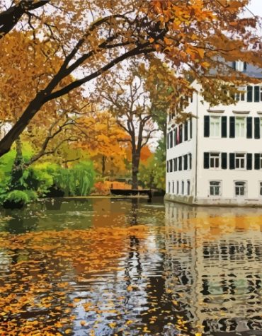 Frankfurt Skyline Paint By Numbers