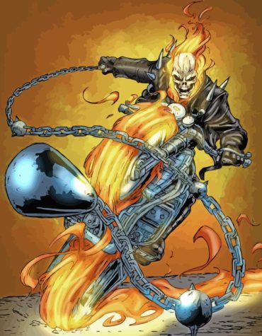 Ghost Rider Punisher Fun Paint By Numbers