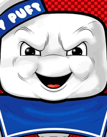 Stay Puft Marshmallow Man Paint By Numbers
