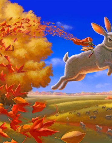 Giant Rabbit Surrealism Paint By Numbers