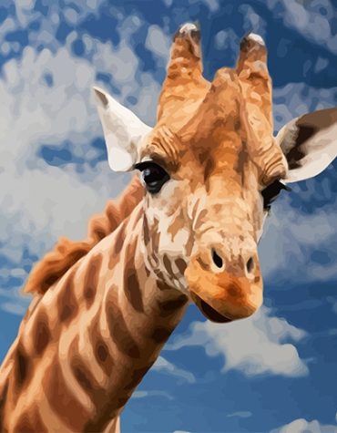 Giraffe Animal Paint By Numbers