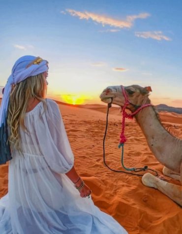 Girl and Camel Sahara Adventure Paint By Numbers