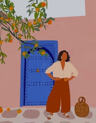 Moroccan Blue Doors Paint By Numbers