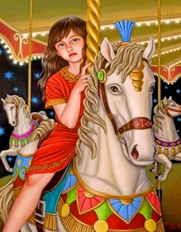 Carousel Girl Paint By Numbers