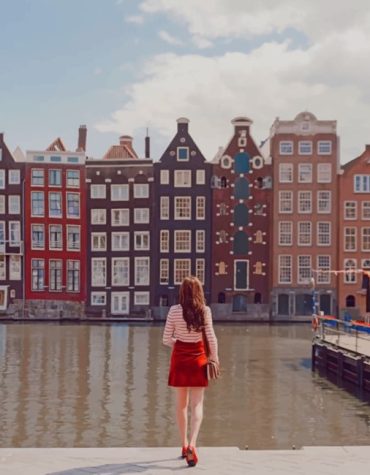 Amsterdam Buildings Scene Paint By Numbers