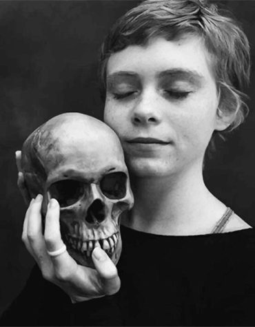 Girl Skull Photography Paint By Numbers