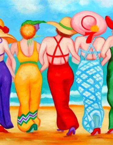 Beach Women Paint By Numbers