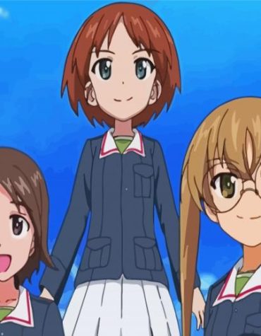 Girls Und Panzer Anime Paint By Numbers