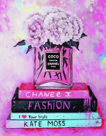 Pink Chanel Perfume Paint By Numbers