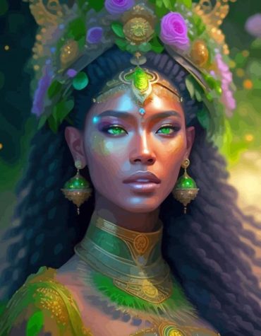 Goddess Of Nature Artistry Paint By Numbers