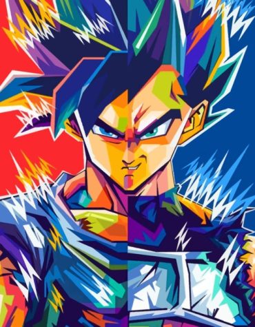 Dynamic Dragon Ball Goku Paint By Numbers