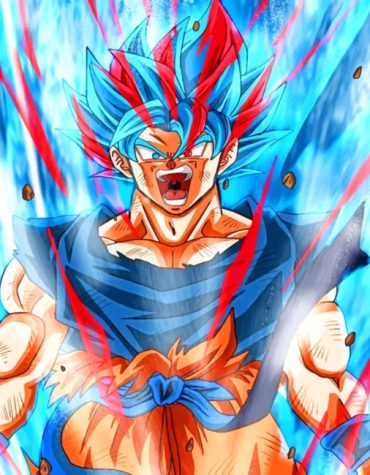 Goku Anime Paint By Numbers