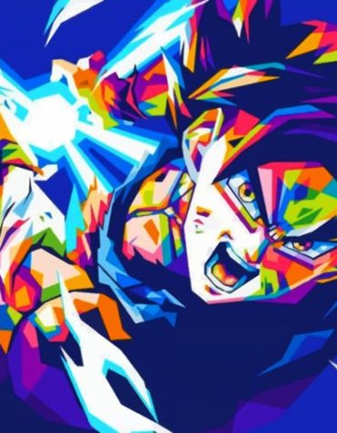 Goku Pop Art Dragon Ball Paint By Numbers