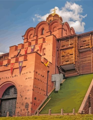 Golden Gate Kiev Landmarks Paint By Numbers