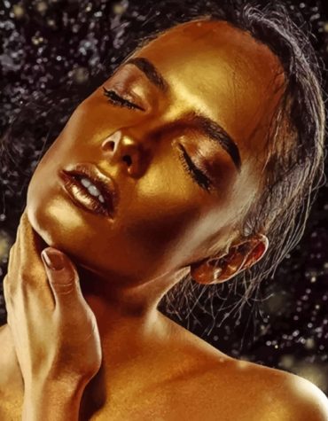 Golden Lady Elegance Paint By Numbers